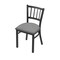 Holland Bar Stool Co 610 Contessa 18" Chair with Pewter Finish and Graph Alpine Seat 61018PW020 - alternate 1